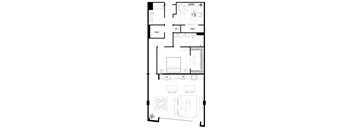 A floor plan of a house with labeled rooms such as "STORAGE" and "REF".